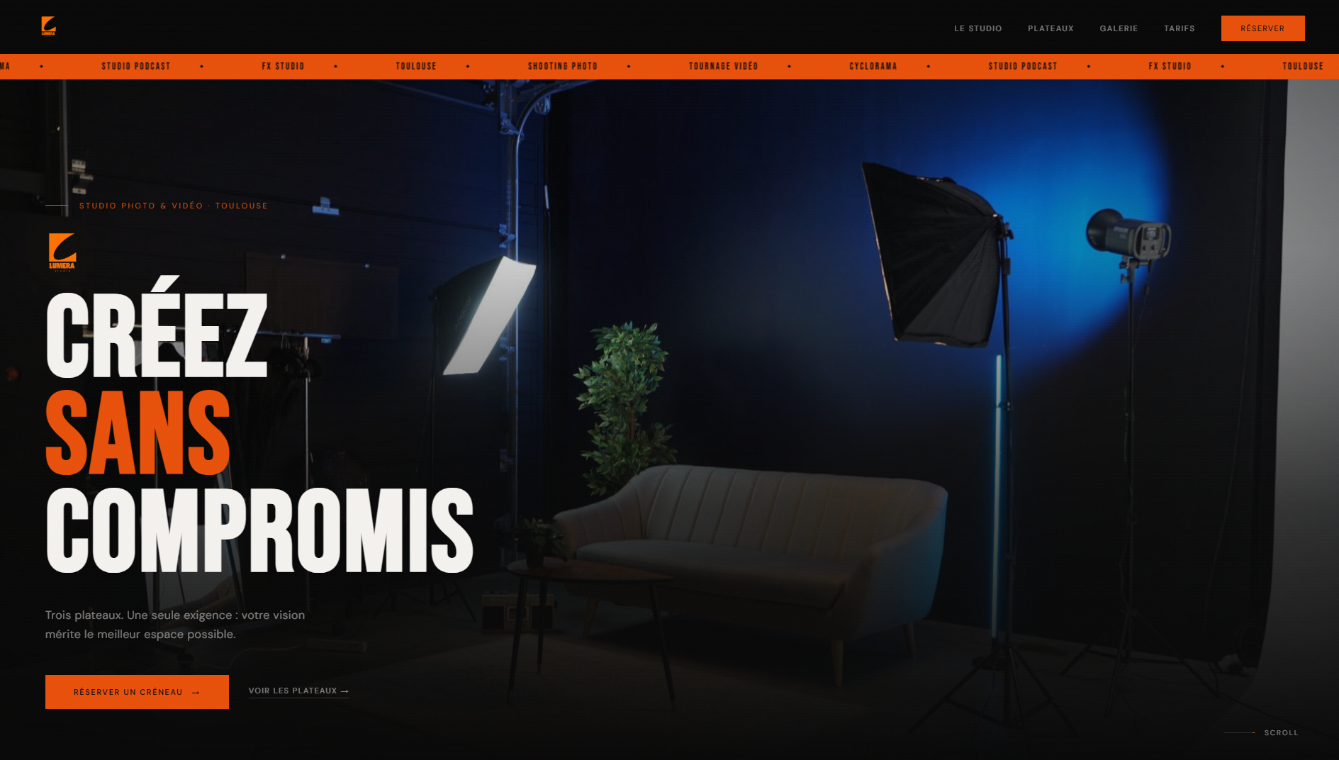 Lumera Studio — site vitrine